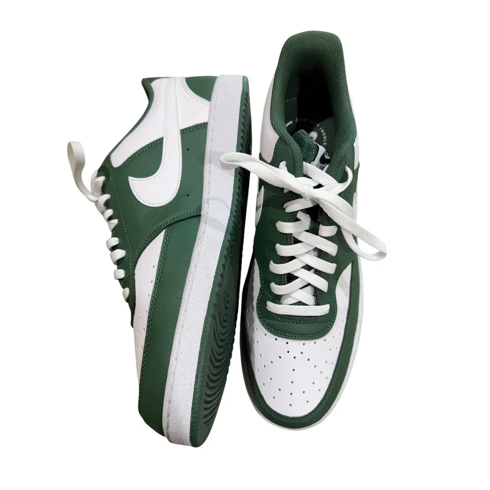 Nike Court Vision Low Mens Green White Sneakers HM9862-300 Streetwear Shoe